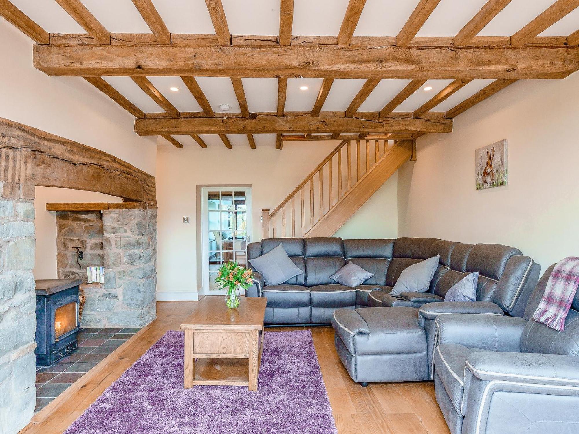 Rhiew Banc Villa Aberhafesp Buitenkant foto